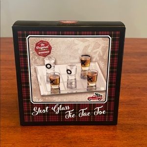 New in Box Shot Glass Tic Tac Toe
